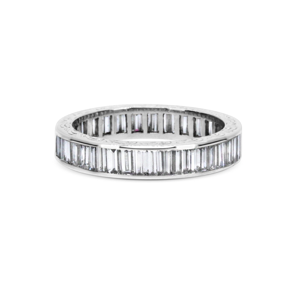 Full Eternity Ring Baguette Cut Channel Set 3.50ct Approx