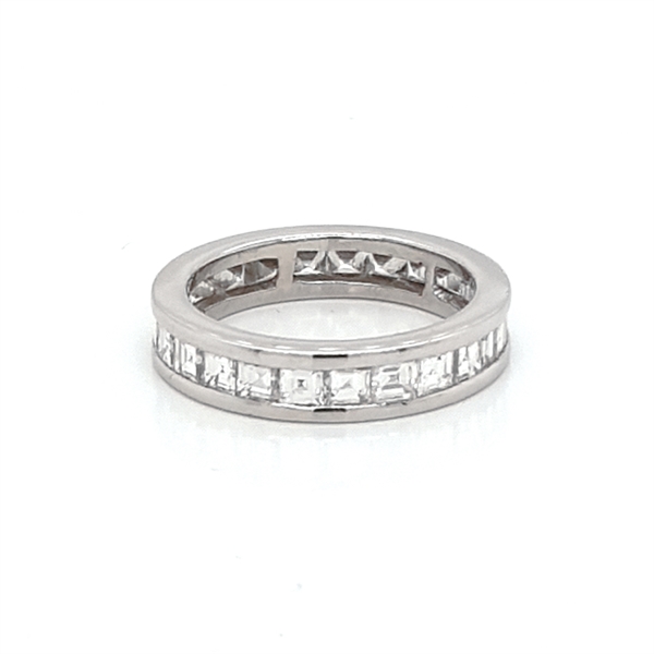 Channel Set Carre Cut Full Eternity Ring 2ct Approx
