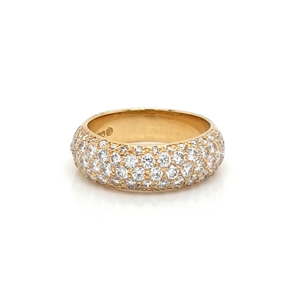 Brilliant Cut Pave Set Half Eternity Ring 1.50ct Approx